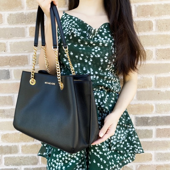 ‼️SALE‼️ 👜💕Michael Kors Tote Pink black - Picture 6 of 8